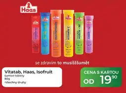Tamda Foods Vitatab, Haas, Isofruit šumivé tablety nabídka