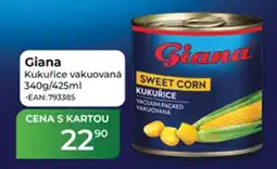 Tamda Foods Giana kukuřice vakuovaná nabídka
