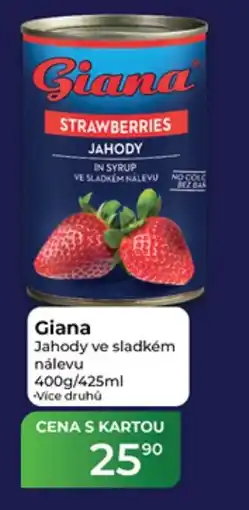 Tamda Foods Giana jahody ve sladkém nálevu nabídka