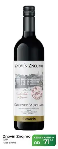 Tamda Foods Znovín Znojmo Cabernet Sauvignon nabídka