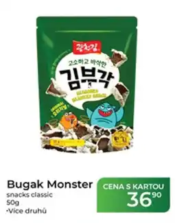 Tamda Foods Bugak Monster snacks classic nabídka