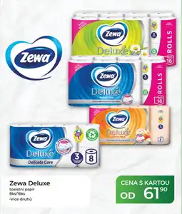 Tamda Foods Zewa Deluxe toaletní papír nabídka