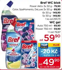 TOP drogerie Bref WC blok nabídka