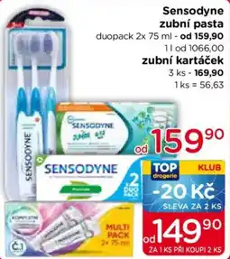 TOP drogerie Sensodyne zubní pasta nabídka