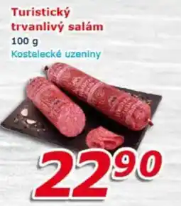ESO MARKET Kostelecké uzeniny turistický trvanlivý salám nabídka