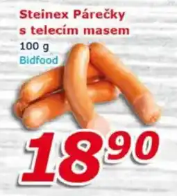 ESO MARKET Steinex párečky s telecím masem nabídka