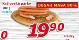 ESO MARKET Králkovské párky nabídka
