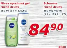 ESO MARKET Nivea sprchový gel nabídka