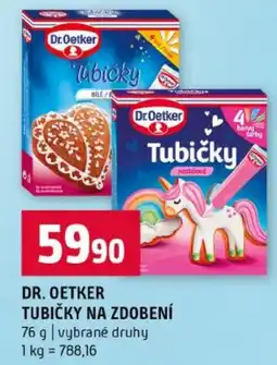 Terno Dr. Oetker tubičky na zdobení nabídka