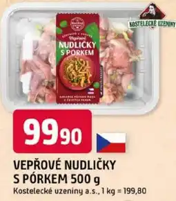 Trefa Kostelecké uzeniny Vepřové nudličky s porkem nabídka