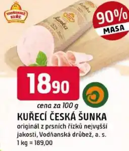 Trefa Kuřecí česká šunka nabídka