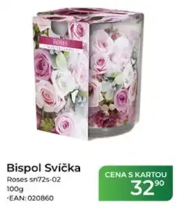Tamda Foods Bispol Svíčka Roses sn72s-02 nabídka