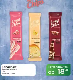 Tamda Foods LongChips bramborový snack nabídka