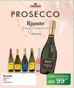 Tamda Foods Riunite prosecco nabídka