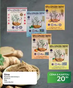 Tamda Foods Sina bonbón zázvorový s příchutí nabídka