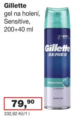 Ráj drogerie Gillette gel na holení, Sensitive nabídka