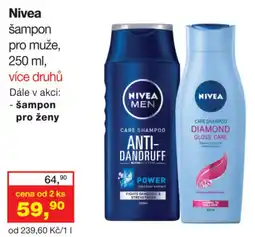 Ráj drogerie Nivea šampon pro muže nabídka