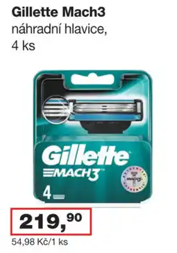 Ráj drogerie Gillette náhradní hlavice nabídka