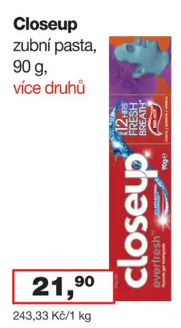Ráj drogerie Closeup zubní pasta nabídka