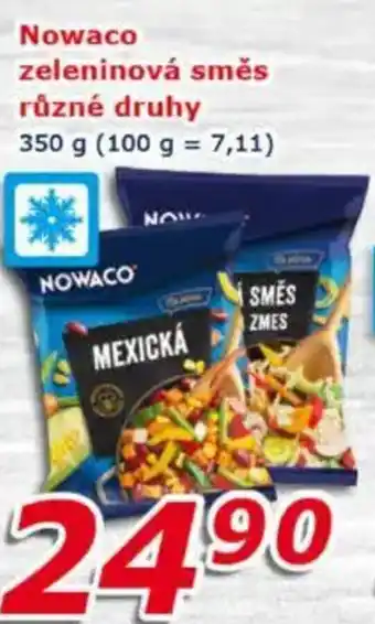 Nowaco zeleninová směs různé druhy