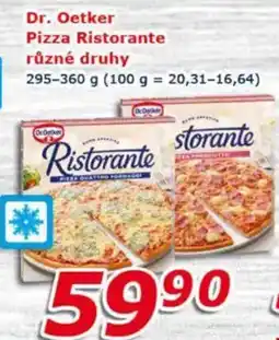 ESO MARKET Dr. Oetker Pizza Ristorante různé druhy nabídka