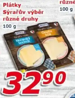 ESO MARKET Maceda plátky sýrařův výběr nabídka
