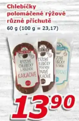 ESO MARKET Adytek chlebíčky polomáčené rýžové různé příchutě nabídka