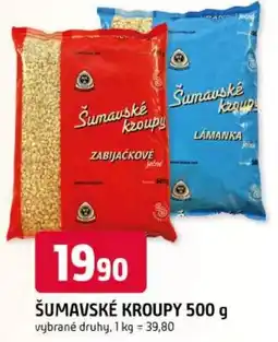 Trefa Šumavské kroupy nabídka