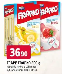 Trefa Frape frapko nápoj do mléka s vlákninou vybrané druhy nabídka