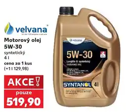 Kaufland Velvana motorový olej 5W-30 nabídka