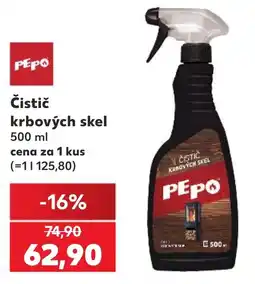 Kaufland Pepo čistič krbových skel nabídka