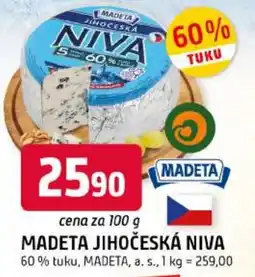 Trefa Madeta jihoceska niva nabídka