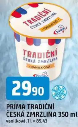 Trefa Prima tradiční česká zmrzlina nabídka