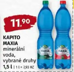 Trefa Kapito Maxia minerální voda nabídka