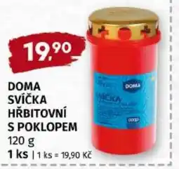 Trefa Doma svíčka hřbitovní s poklopem nabídka