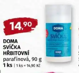 Trefa Doma svíčka hřbitovní parafínová nabídka