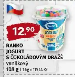 Trefa Ranko jogurt s čokoládovým dražě vanilkový nabídka