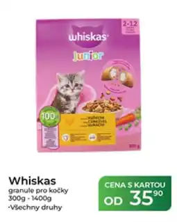 Tamda Foods Whiskas granule pro kočky nabídka