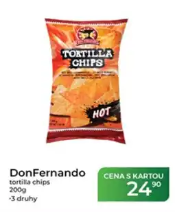 Tamda Foods DonFernando tortilla chips nabídka