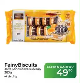 Tamda Foods FeinyBiscuits Jaffa sendvičové sušenky nabídka