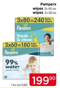 TOP drogerie Pampers wipes nabídka