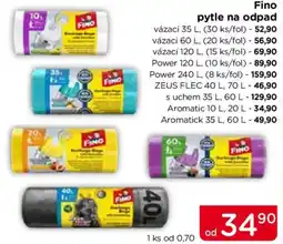 TOP drogerie Fino pytle na odpad nabídka