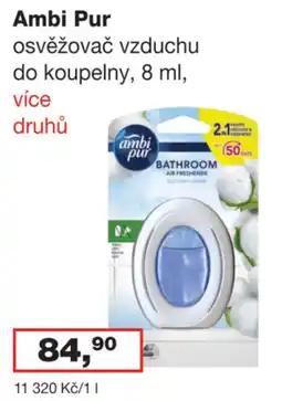 Ráj drogerie Ambi Pur osvěžovač vzduchu do koupelny nabídka