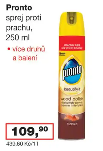 Pronto sprej proti prachu