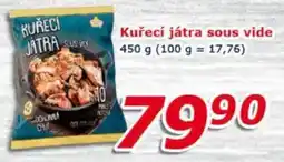 ESO MARKET Kuřecí játra sous vide nabídka