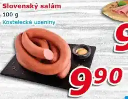 ESO MARKET Kostelecké uzeniny slovenský salám nabídka