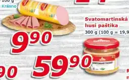 ESO MARKET Svatomartinská husí paštika nabídka