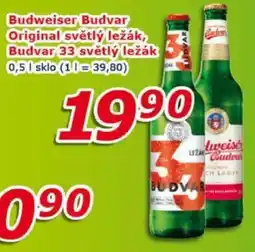 ESO MARKET Budweiser Budvar Original světlý ležák, Budvar 33 světlý ležák nabídka
