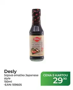Tamda Foods Desly sójová omáčka japanese style nabídka