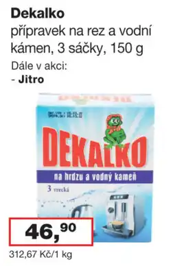 Ráj drogerie Dekalko přípravek na rez a vodní kámen nabídka